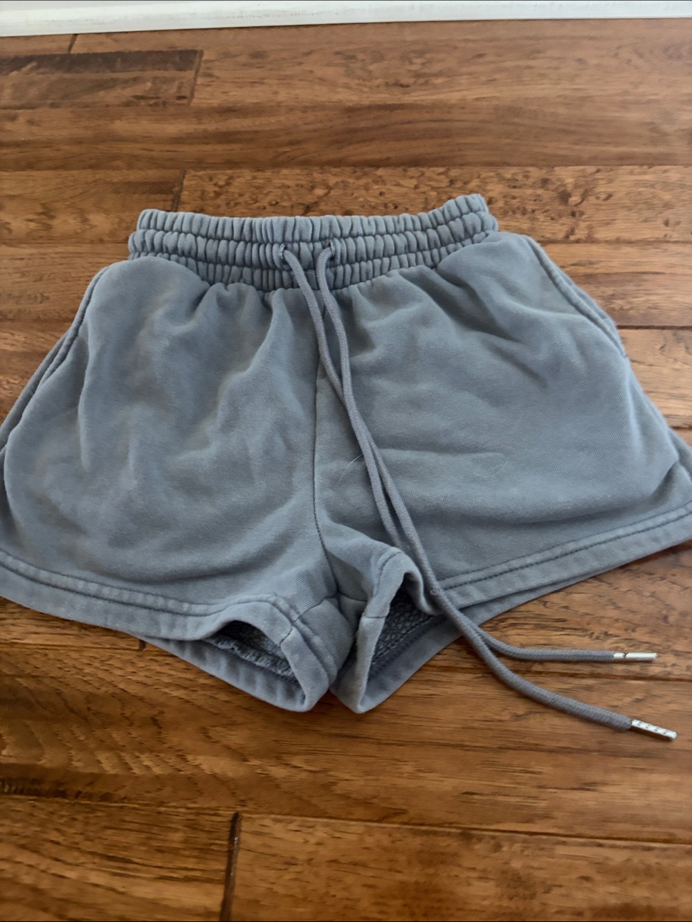 Women's Drawstring Fleece Shorts - Gray